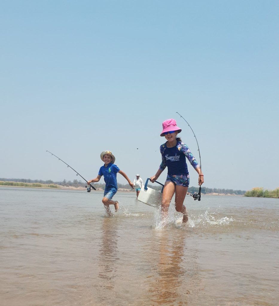 adventures fishing on the Zambezi river.