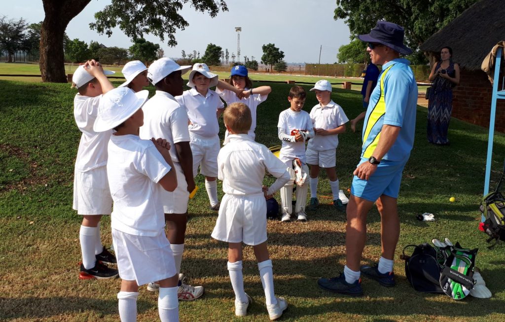 cricket coaching for team work. 