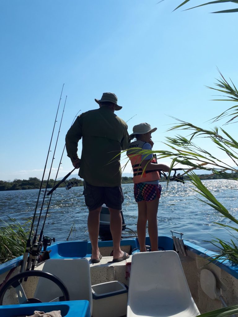 fishing on the Zambezi