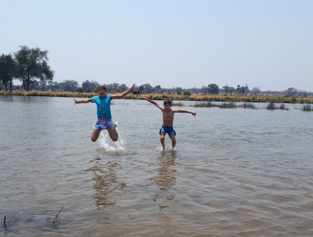 fun on a sand bar.