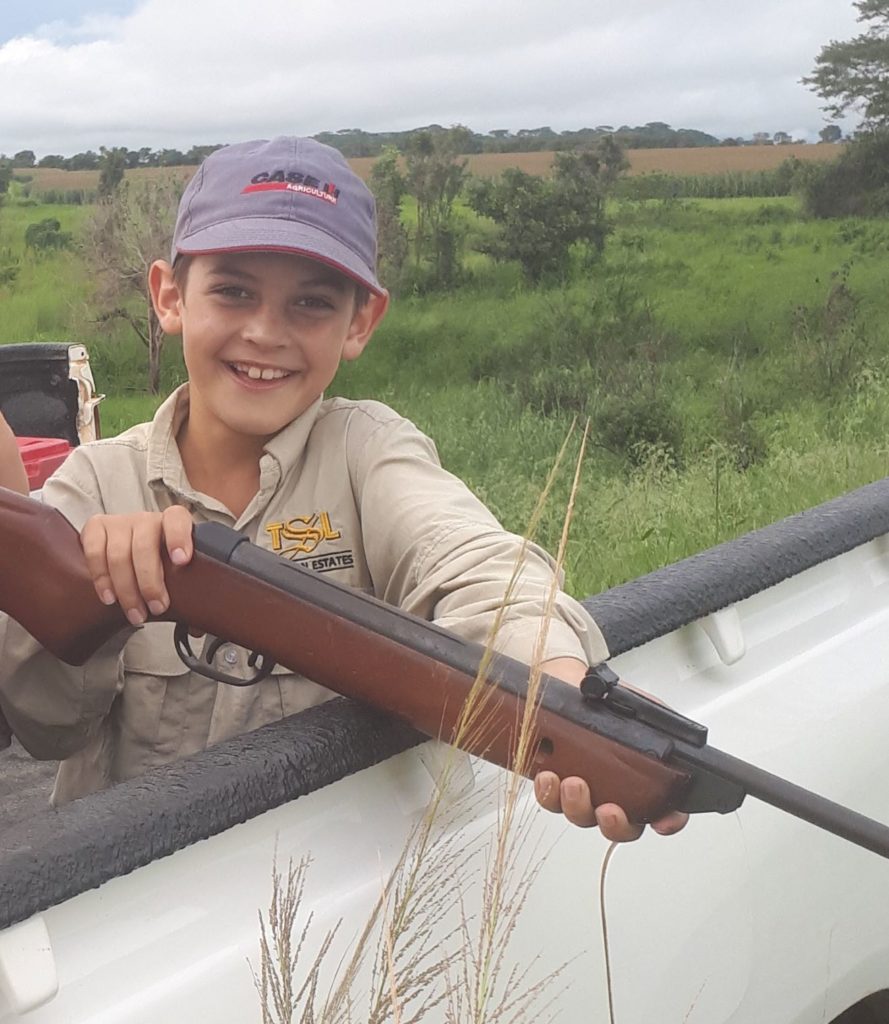 fun shooting targets around the farm. 