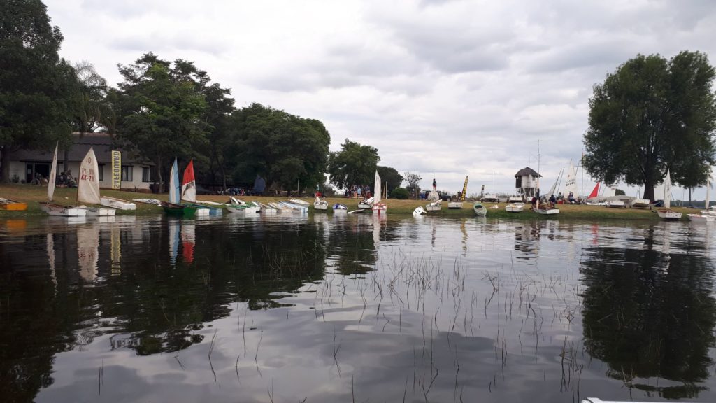 sailing school bay and club house. 