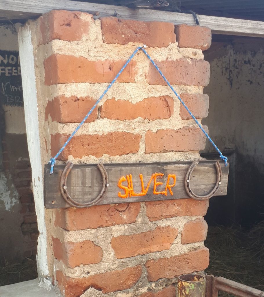 horse stable name plate