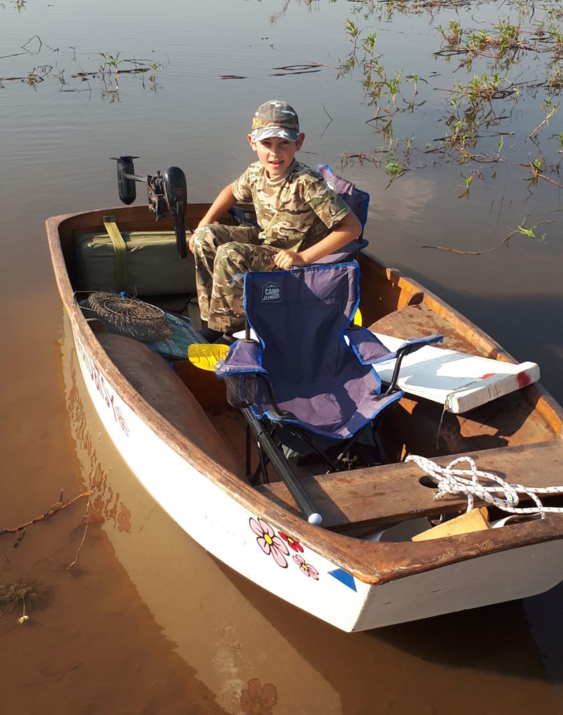 Opie boat now a fishing boat. 