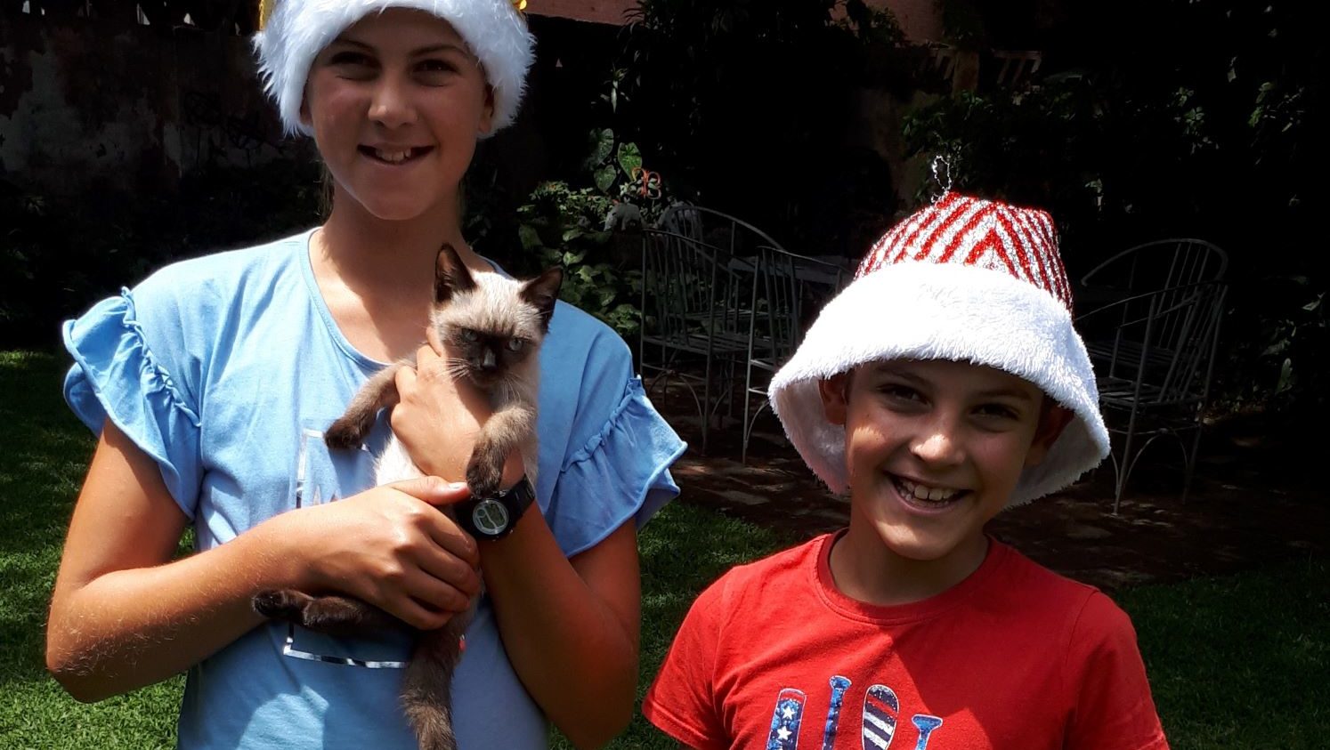 Christmas day with kids.