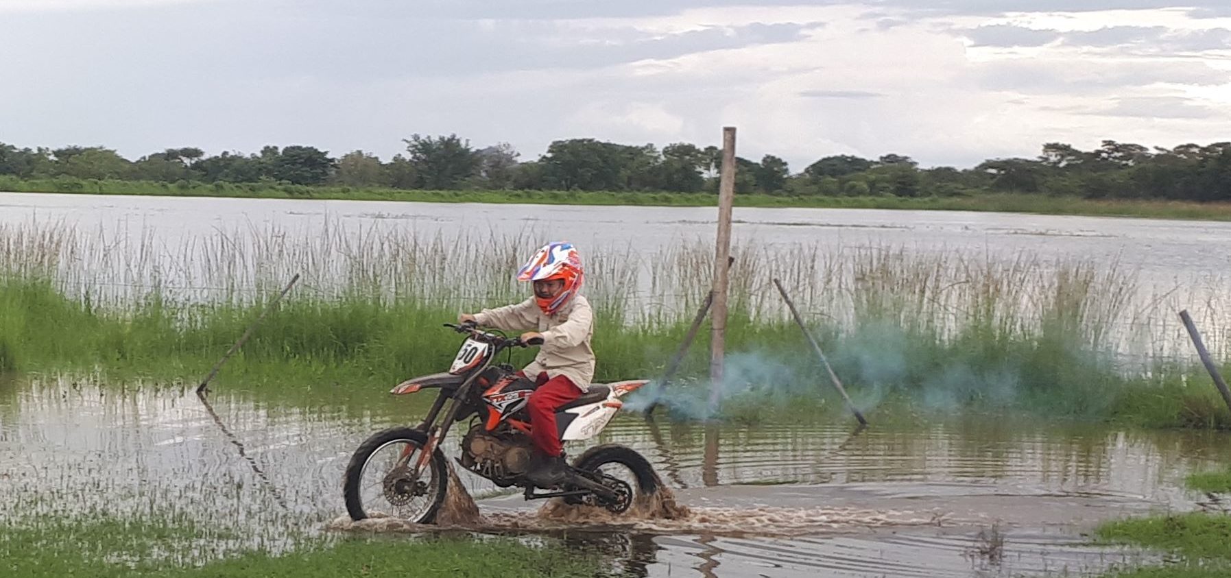 activity fun bike in the dam