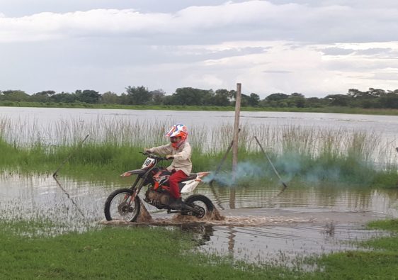 activity fun bike in the dam