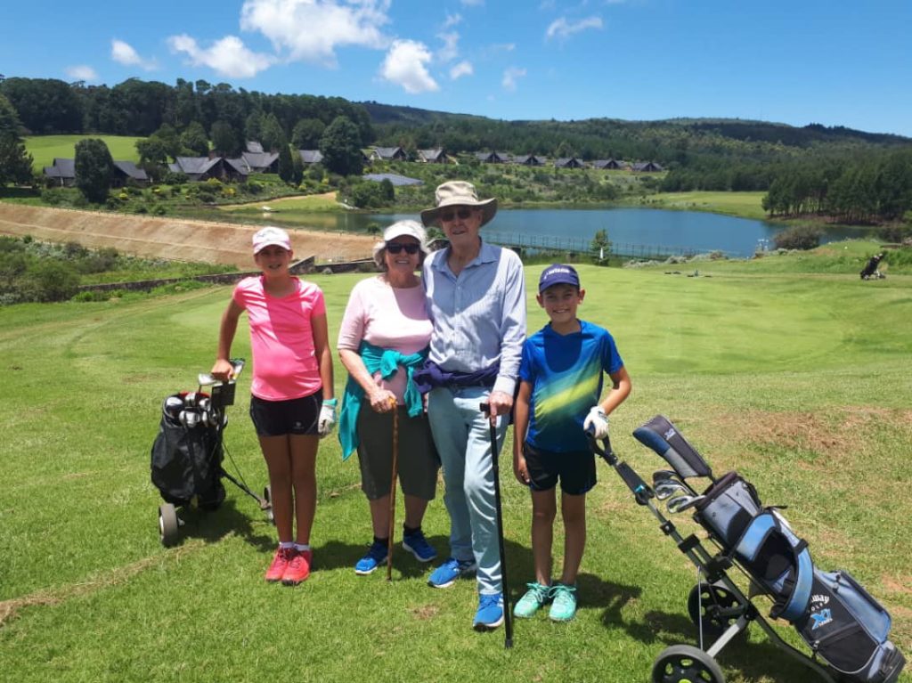 Golf day at Nyanga with Grandparents. 
