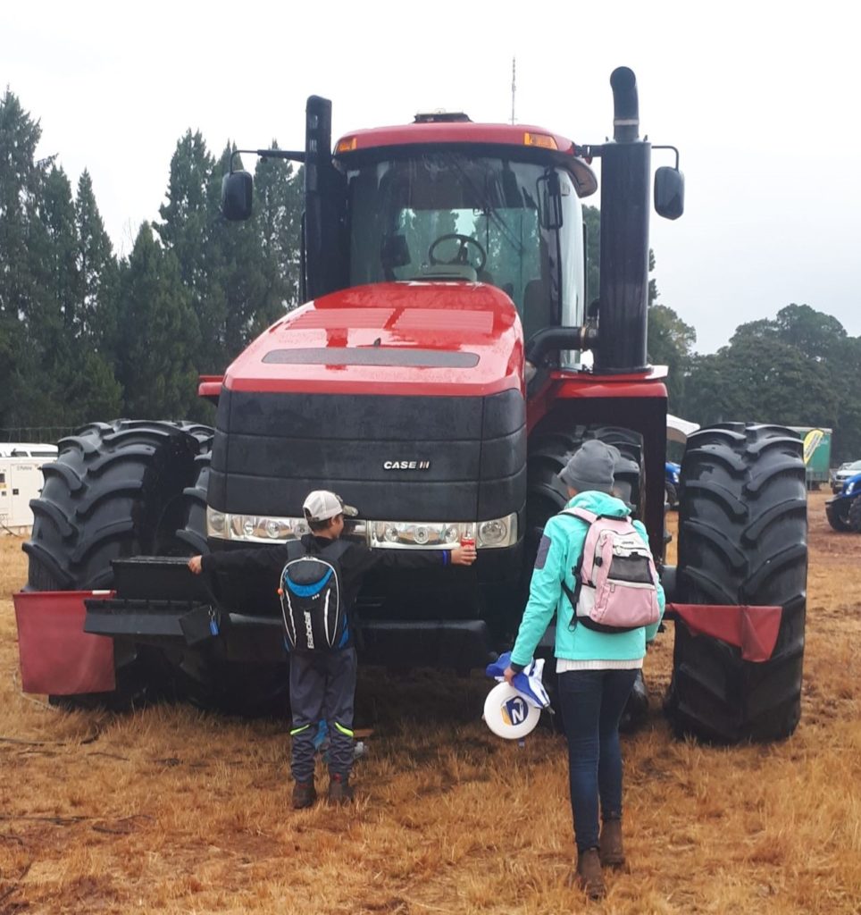 big tractor on show