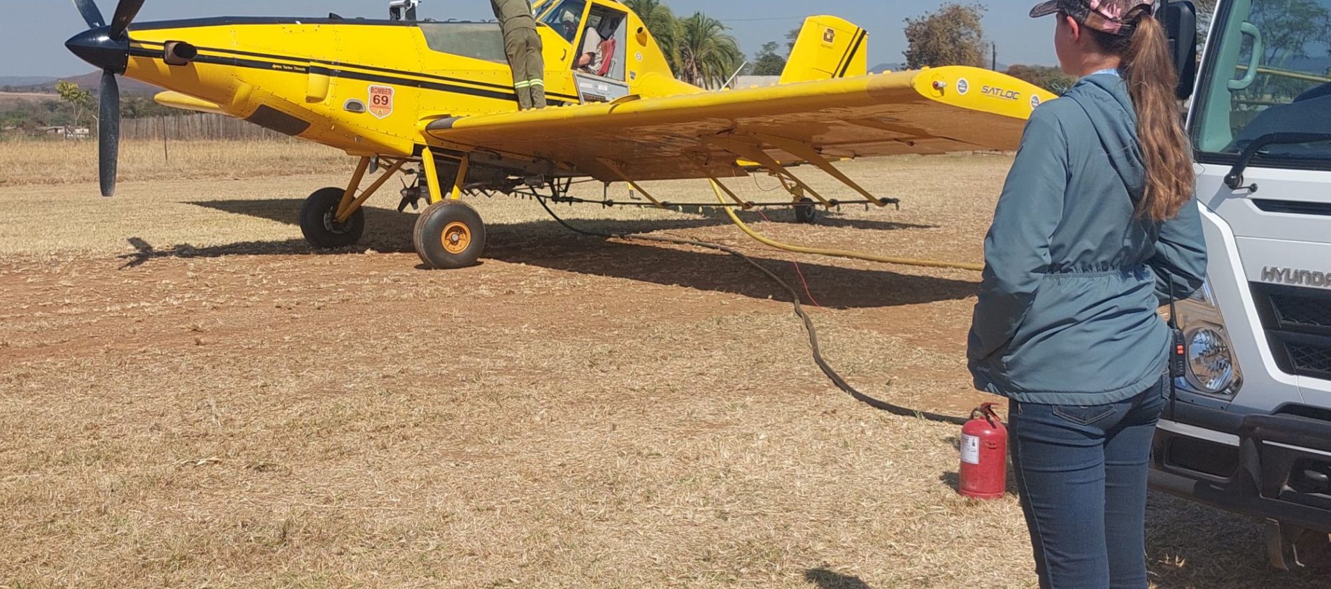 crop sprayer plane. Homeschooling outing