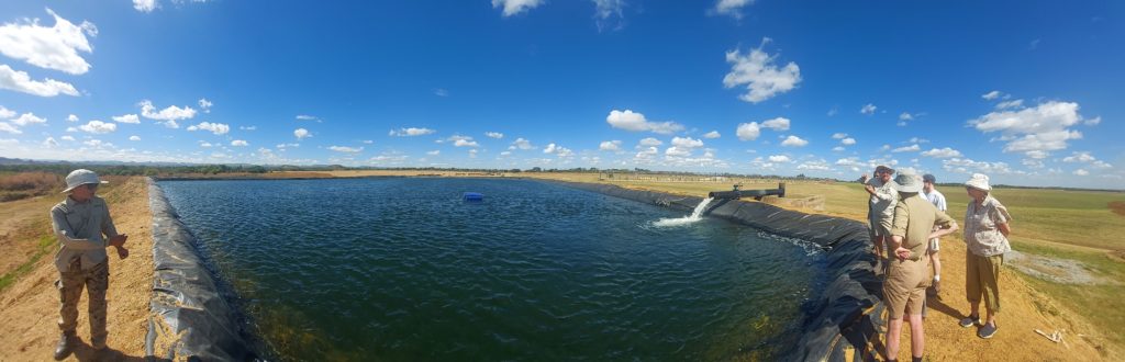 Our Homeschooling Adventures and Activities Night storage dam. 