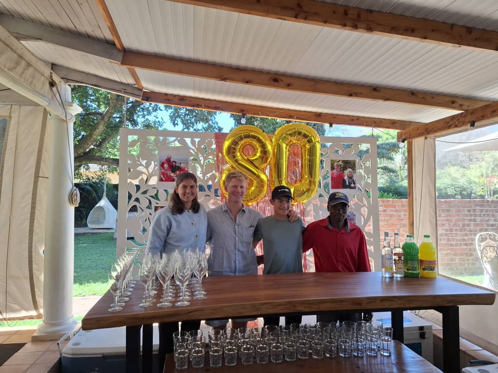 our homeschooling activity Granny's 80th Birthday.