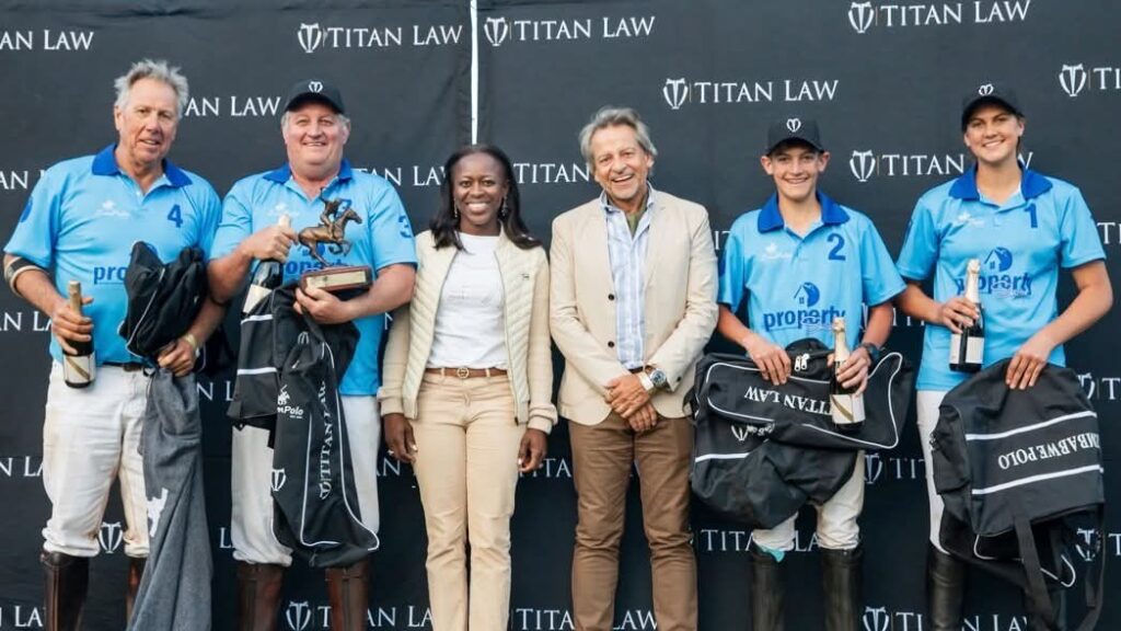 winning the polo tournament.